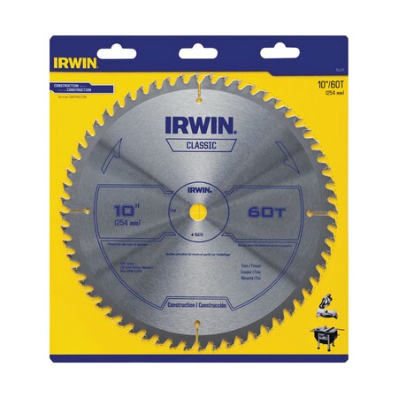 Irwin Circ Swbld 60T 10" 15370